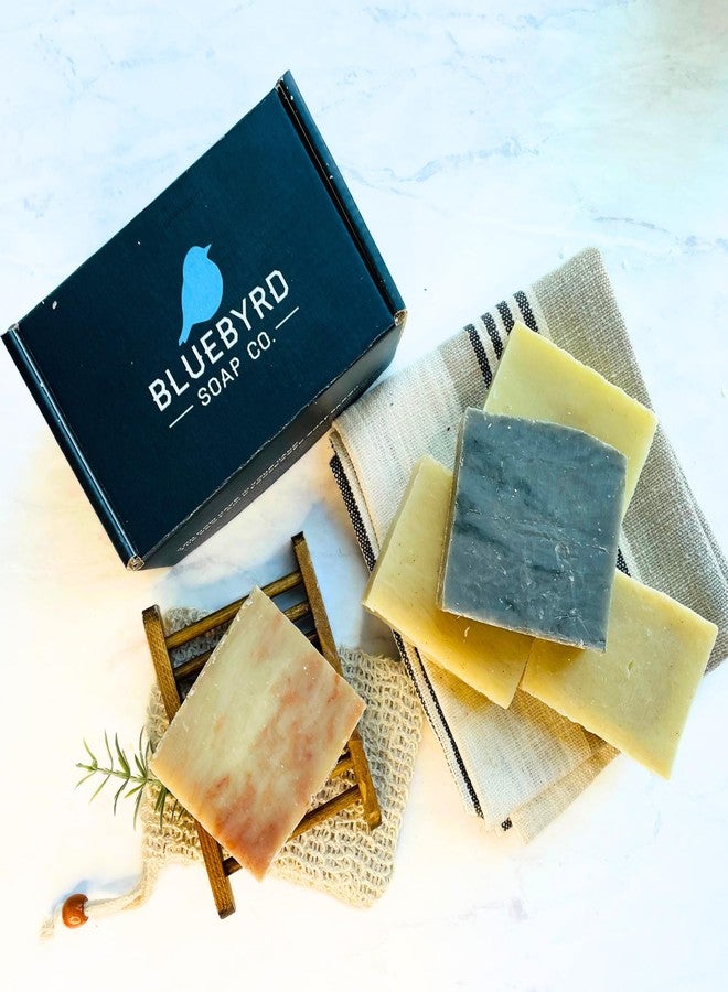  شركة بلوبيرد للصابون مجموعة ألواح شامبو صلبة طبيعية من BLUBYRD Soap Co. - 5 قطع - مجموعة من ألواح الشامبو العضوية لغسل الشعر والجسم | ترطيب طبيعي، صديق للبيئة، بدون نفايات، نباتي - بنكهة الكرز واللوز (شامبو) - Image 2